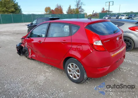 2012 Hyundai Accent Gs z USA, uszkodzony, nr VIN KMHCT5AE1CU008807